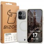 Carcasa Bizon MatteO cu MagSafe compatibila cu Xiaomi Redmi Note 17 Pro, Bej 8 - lerato.ro