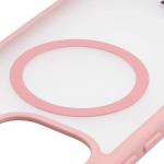 Carcasa Bizon MatteO cu MagSafe compatibila cu Xiaomi Redmi Note 17 Pro, Roz 4 - lerato.ro