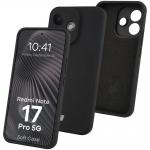 Carcasa Bizon Soft compatibila cu Xiaomi Redmi Note 17 Pro 5G, Negru 3 - lerato.ro