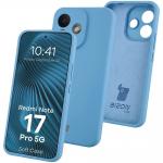Carcasa Bizon Soft compatibila cu Xiaomi Redmi Note 17 Pro 5G, Albastru 3 - lerato.ro