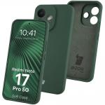 Carcasa Bizon Soft compatibila cu Xiaomi Redmi Note 17 Pro 5G, Dark Green 3 - lerato.ro