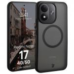 Carcasa Bizon MatteO cu MagSafe compatibila cu Xiaomi Redmi Note 17, Negru 3 - lerato.ro