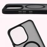 Carcasa Bizon MatteO cu MagSafe compatibila cu Xiaomi Redmi Note 17, Negru 5 - lerato.ro