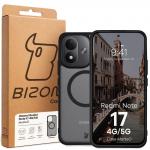 Carcasa Bizon MatteO cu MagSafe compatibila cu Xiaomi Redmi Note 17, Negru 8 - lerato.ro