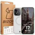 Carcasa Bizon MatteO cu MagSafe compatibila cu Xiaomi Redmi Note 17, Bej 8 - lerato.ro