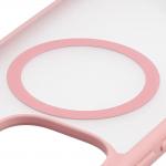 Carcasa Bizon MatteO cu MagSafe compatibila cu Xiaomi Redmi Note 17, Roz 4 - lerato.ro