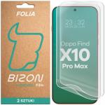 Set 2 folii protectie Bizon Film Hydrogel Duo compatibile cu Oppo Find X10 Pro Max, Transparent 2 - lerato.ro