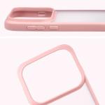 Carcasa Bizon Angelo compatibila cu Oppo Find X10 Pro Max, Transparent / Roz 4 - lerato.ro
