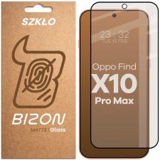Folii protectie telefoane OPPO, Folie sticla securizata Bizon Glass Matte compatibila cu Oppo Find X10 Pro Max, Negru, lerato.ro