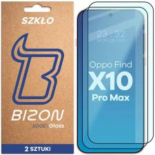 Set 2 folii sticla securizata Bizon Glass Edge compatibile cu Oppo Find X10 Pro Max, Negru