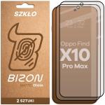 Set 2 folii sticla securizata Bizon Glass Matte Duo compatibile cu Oppo Find X10 Pro Max, Negru 2 - lerato.ro