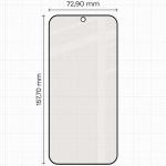 Set 2 folii sticla securizata Bizon Glass Matte Duo compatibile cu Oppo Find X10 Pro Max, Negru 3 - lerato.ro