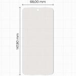 Set 2 folii protectie Bizon Film Matte compatibile cu Vivo X500 Pro, Transparent 3 - lerato.ro
