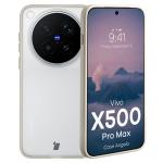 Carcasa Bizon Angelo compatibila cu Vivo X500 Pro Max, Transparent / Bej 3 - lerato.ro