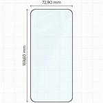 Set 2 folii sticla securizata Bizon Glass Edge compatibile cu Vivo X500 Pro Max, Negru 3 - lerato.ro