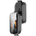 Carcasa cu protectie ecran BizonMobile Adamo compatibila cu Xiaomi Smart Band 11 Active, Transparent 5 - lerato.ro