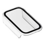 Carcasa cu protectie ecran BizonMobile Adamo compatibila cu Xiaomi Smart Band 11 Active, Transparent 8 - lerato.ro