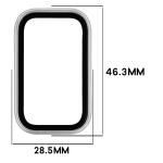 Carcasa cu protectie ecran BizonMobile Adamo compatibila cu Xiaomi Smart Band 11 Active, Satin Silver 3 - lerato.ro