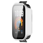 Carcasa cu protectie ecran BizonMobile Adamo compatibila cu Xiaomi Smart Band 11 Active, Satin Silver 5 - lerato.ro