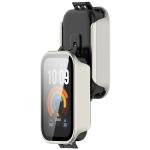 Carcasa cu protectie ecran BizonMobile Adamo compatibila cu Xiaomi Smart Band 11 Active, Satin Champagne 5 - lerato.ro