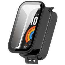 Accesorii Xiaomi Smart Band 11 Active, Carcasa cu protectie ecran BizonMobile Adamo compatibila cu Xiaomi Smart Band 11 Active, Matte Black, lerato.ro