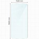 Set 2 folii sticla securizata Bizon Glass Clear Duo compatibile cu Xiaomi Redmi Note 17 Pro 5G / Pro Max 5G, Transparent 3 - lerato.ro