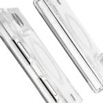 Husa Bizon SparklO cu MagSafe compatibila cu iPhone Duo, Glitter Clear 5 - lerato.ro