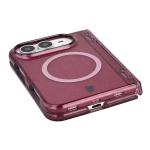 Husa Bizon SparklO cu MagSafe compatibila cu iPhone Duo, Glitter Burgundy 4 - lerato.ro