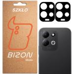 Set 2 folii sticla securizata camera foto Bizon Glass Lens compatibile cu Xiaomi Redmi 17 4G / 5G, Negru 3 - lerato.ro