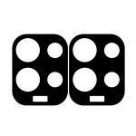 Set 2 folii sticla securizata camera foto Bizon Glass Lens compatibile cu Xiaomi Redmi 17 4G / 5G, Negru 4 - lerato.ro