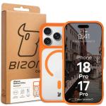 Husa Bizon MatteO cu MagSafe compatibila cu iPhone 18 Pro / 17 Pro, Portocaliu 8 - lerato.ro