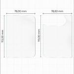 Set protectie Bizon Glass Hydrogel Pack, 1x Folie Ecran si 1x Folie Spate, compatibil cu iPhone Duo, Transparent 3 - lerato.ro