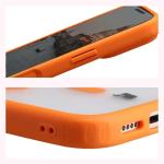 Kit protectie 2 in 1 BizonMobile, Carcasa Bizon MatteO si Folie sticla securizata Bizon Glass Edge, compatibil cu iPhone 18 Pro / 17 Pro, Portocaliu 7 - lerato.ro