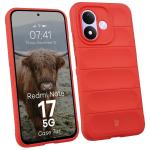 Carcasa Bizon Tur compatibila cu Xiaomi Redmi Note 17 5G, Rosu 3 - lerato.ro