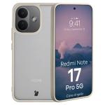 Carcasa Bizon Angelo compatibila cu Xiaomi Redmi Note 17 Pro 5G, Transparent / Bej 3 - lerato.ro