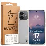 Carcasa Bizon Angelo compatibila cu Xiaomi Redmi Note 17 Pro 5G, Transparent / Bej 7 - lerato.ro