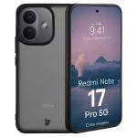 Carcasa Bizon Angelo compatibila cu Xiaomi Redmi Note 17 Pro 5G, Transparent / Negru 3 - lerato.ro