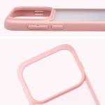 Kit protectie 2 in 1 BizonMobile, Carcasa Bizon Angelo si Folie sticla securizata Bizon Glass Edge, compatibil cu Oppo Find X10, Roz 5 - lerato.ro