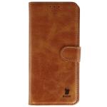 Husa flip cover Bizon Pocket compatibila cu Samsung Galaxy A18 4G/5G / A17 4G/5G, Maro 2 - lerato.ro