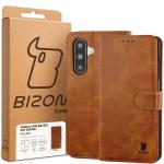 Husa flip cover Bizon Pocket compatibila cu Samsung Galaxy A18 4G/5G / A17 4G/5G, Maro 7 - lerato.ro