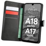 Husa flip cover Bizon Pocket compatibila cu Samsung Galaxy A18 4G/5G / A17 4G/5G, Negru 3 - lerato.ro