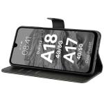 Husa flip cover Bizon Pocket compatibila cu Samsung Galaxy A18 4G/5G / A17 4G/5G, Negru 6 - lerato.ro