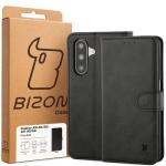 Husa flip cover Bizon Pocket compatibila cu Samsung Galaxy A18 4G/5G / A17 4G/5G, Negru 7 - lerato.ro