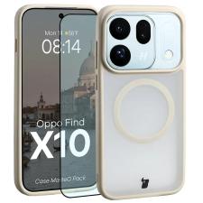 Kit protectie 2 in 1 BizonMobile, Carcasa Bizon MatteO si Folie sticla securizata Bizon Glass Edge, compatibil cu Oppo Find X10, Bej