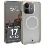 Kit protectie 2 in 1 BizonMobile, Carcasa Bizon MatteO si Folie sticla securizata Bizon Glass Edge, compatibil cu Xiaomi Redmi Note 17 Pro 5G, Bej 4 - lerato.ro