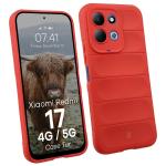 Carcasa Bizon Tur compatibila cu Xiaomi Redmi 17 4G / 5G, Rosu 3 - lerato.ro