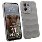 Carcasa Bizon Tur compatibila cu Xiaomi Redmi 17 4G / 5G, Light Grey 3 - lerato.ro
