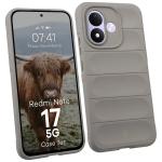 Carcasa Bizon Tur compatibila cu Xiaomi Redmi Note 17 5G, Light Grey 3 - lerato.ro