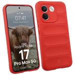 Carcasa Bizon Tur compatibila cu Xiaomi Redmi Note 17 Pro Max 5G, Rosu 3 - lerato.ro