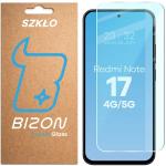 Folie sticla securizata Bizon Glass Clear compatibilecu Xiaomi Redmi Note 17 4G / 5G, Transparent 2 - lerato.ro